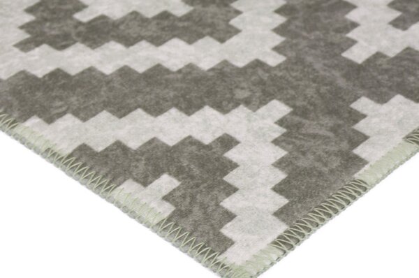 Covor crem/maro deschis lavabil 80x50 cm - Vitaus