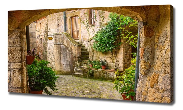 Pictură pe pânză străzile italiene