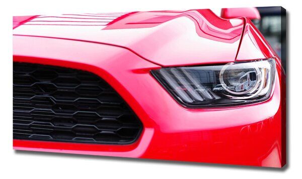 Tablou pe pânză canvas mustang roșu