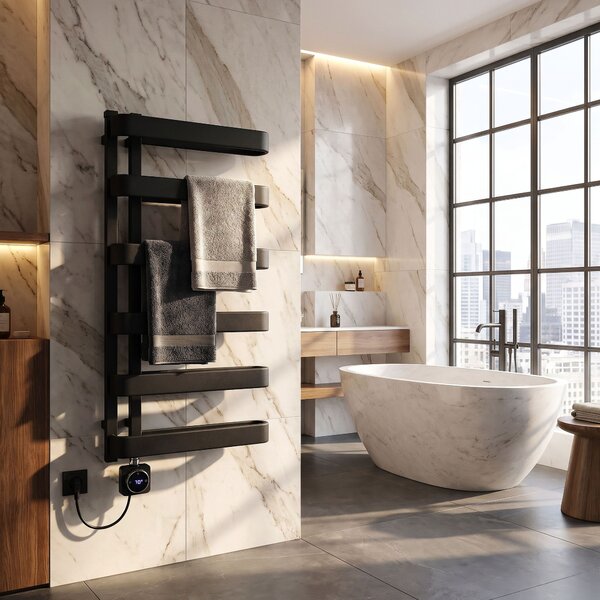 Radiator electric Rea Artas 90x50cm Negru