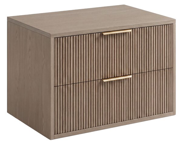 Dulap baie pentru lavoar Rea Mono 60cm Grey Oak