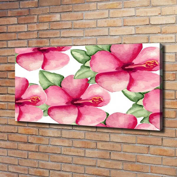 Tablou pe pânză canvas flori tropicale