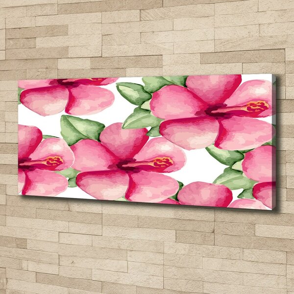 Tablou pe pânză canvas flori tropicale