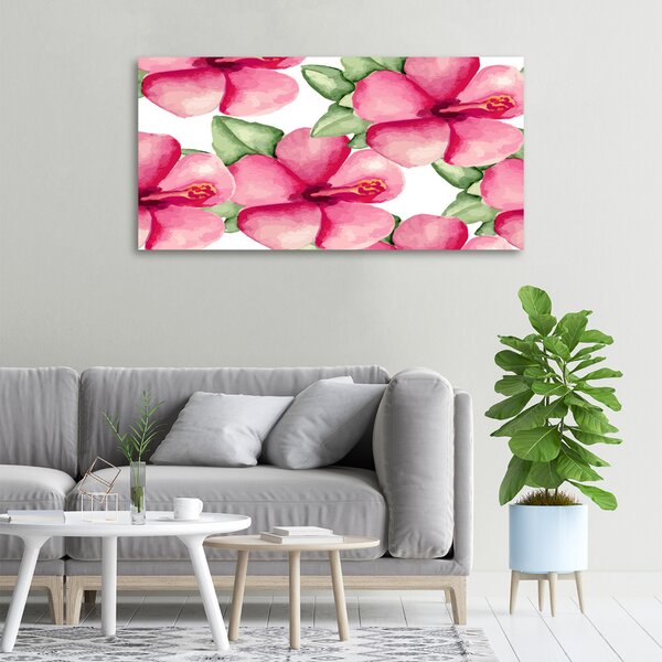Tablou pe pânză canvas flori tropicale