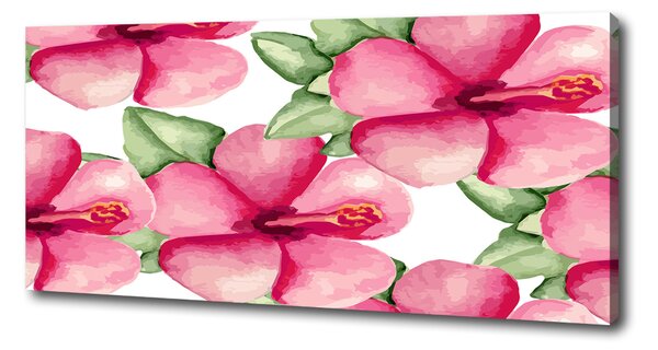 Tablou pe pânză canvas flori tropicale