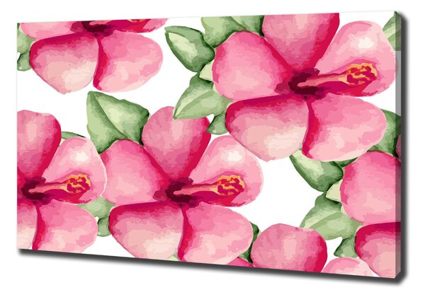 Tablou pe pânză canvas flori tropicale
