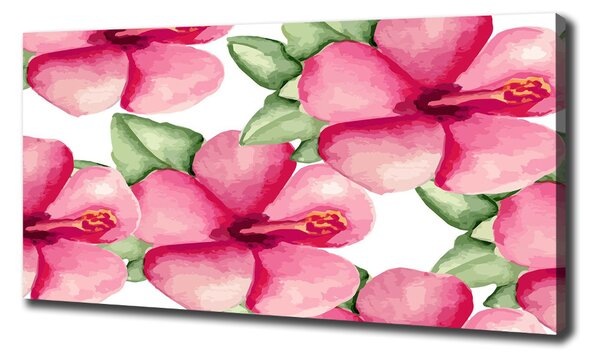 Tablou pe pânză canvas flori tropicale