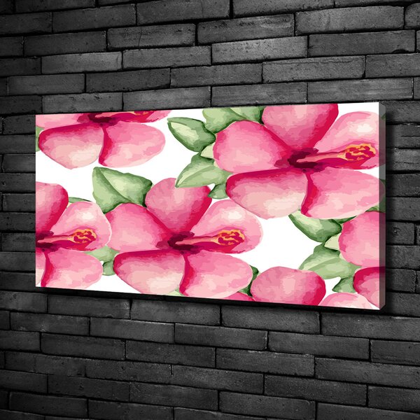 Tablou pe pânză canvas flori tropicale