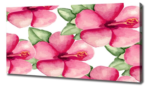 Tablou pe pânză canvas flori tropicale