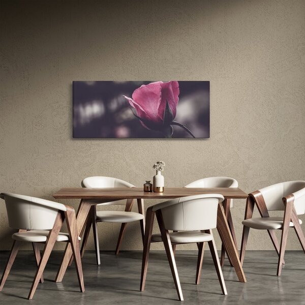 Tablou - Detaliu florii de trandafir (120x50 cm)