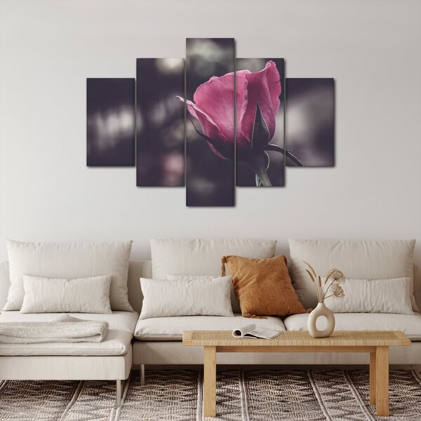 Tablou - Detaliu florii de trandafir (150x105 cm)