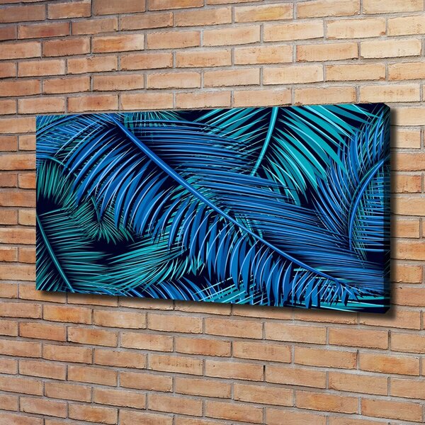 Print pe canvas frunze de palmier