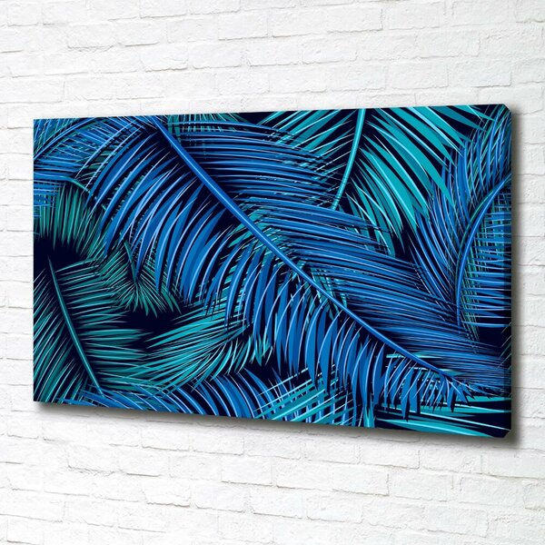Print pe canvas frunze de palmier