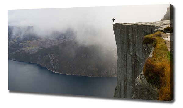 Imprimare tablou canvas stâncă norvegiană