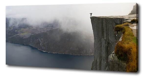 Imprimare tablou canvas stâncă norvegiană