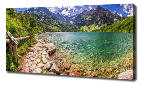 Tablou pe pânză canvas Marine ochi Tatry