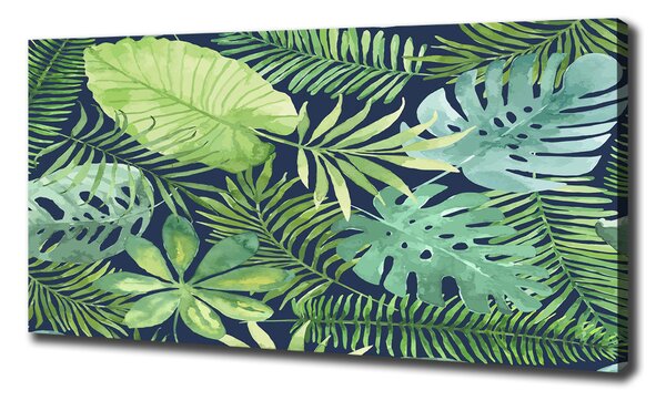 Imprimare tablou canvas frunze tropicale