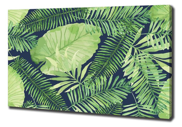 Tablou pe pânză frunze tropicale