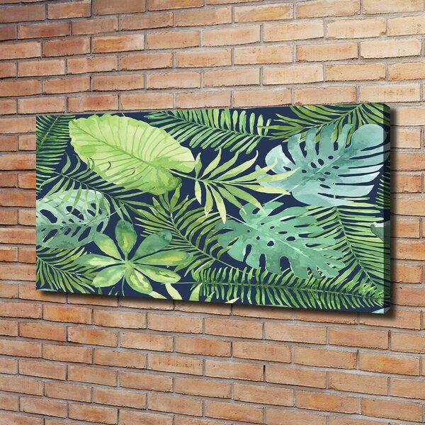 Imprimare tablou canvas frunze tropicale