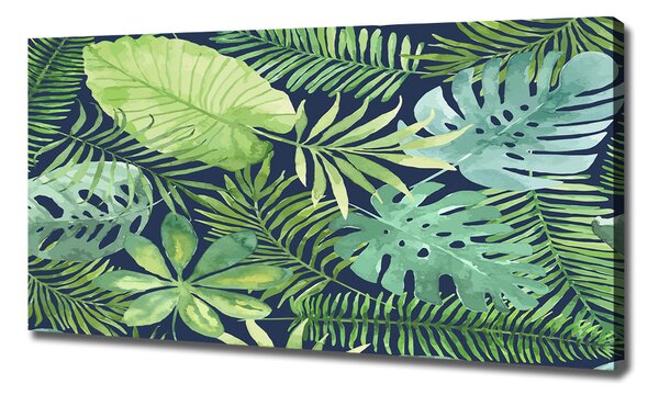 Imprimare tablou canvas frunze tropicale
