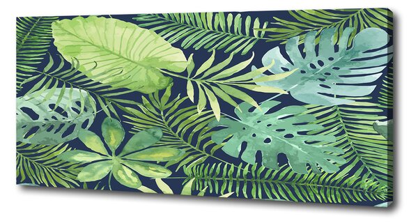 Imprimare tablou canvas frunze tropicale