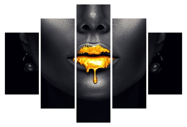 Tablou - Buzele femeii (150x105 cm)