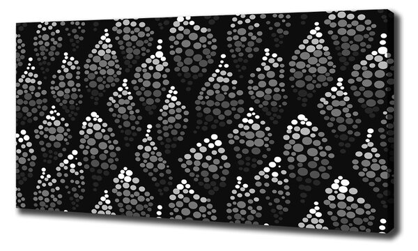 Print pe canvas Punctele negre-negru