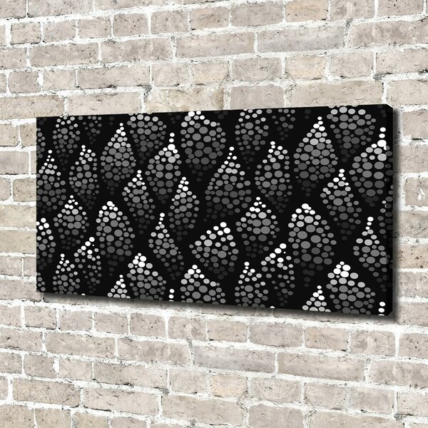 Print pe canvas Punctele negre-negru