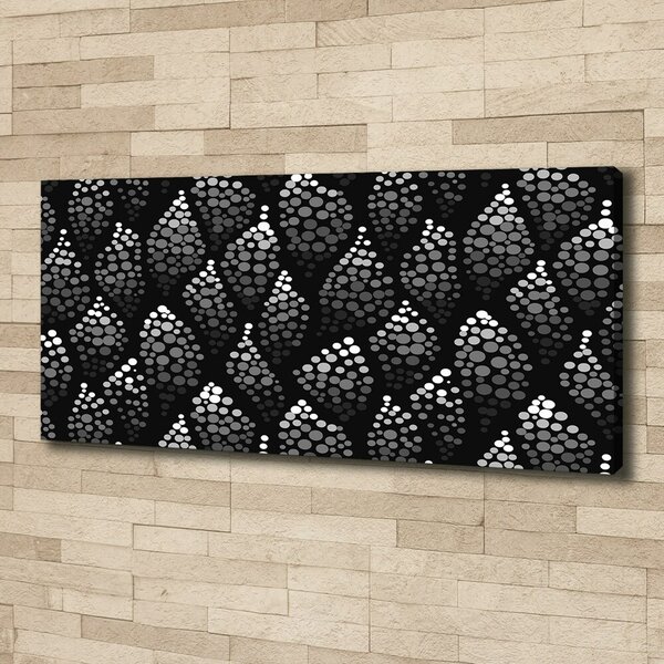 Print pe canvas Punctele negre-negru