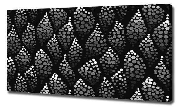 Print pe canvas Punctele negre-negru