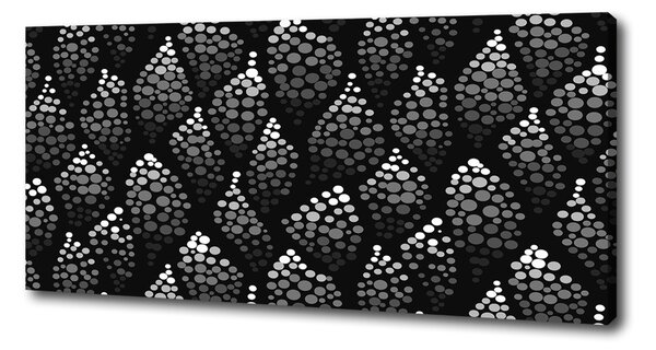 Print pe canvas Punctele negre-negru