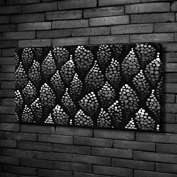Print pe canvas Punctele negre-negru