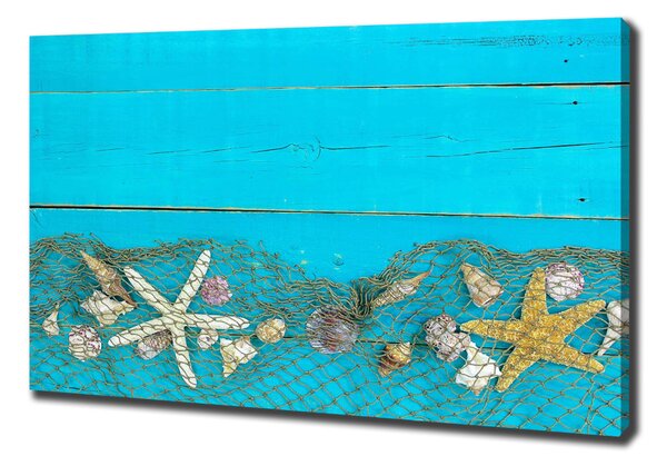 Imprimare tablou canvas Starfish și scoici