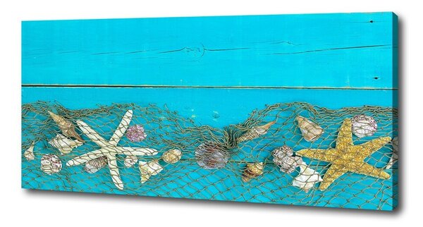 Imprimare tablou canvas Starfish și scoici