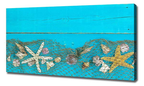 Imprimare tablou canvas Starfish și scoici