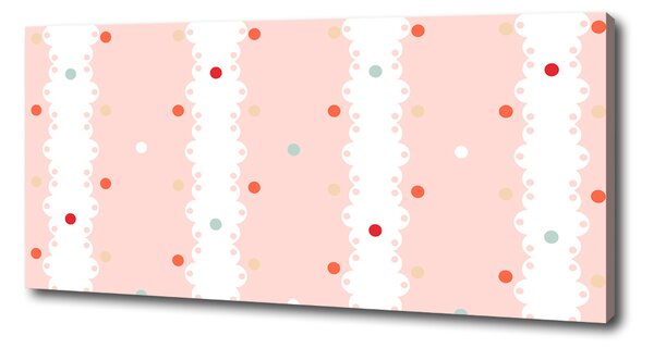 Tablou canvas puncte colorate fundal