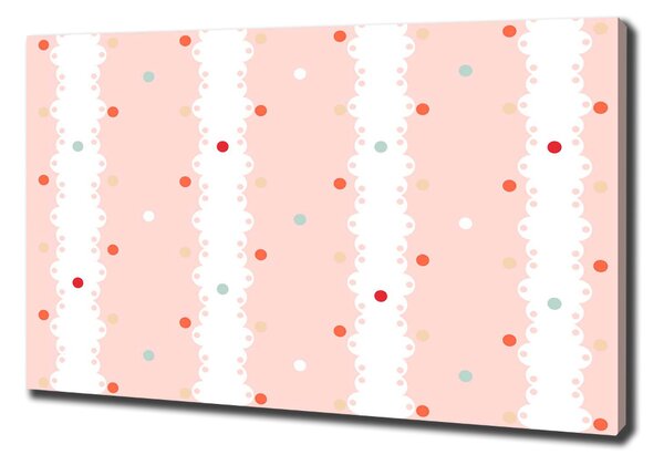 Tablou canvas puncte colorate fundal