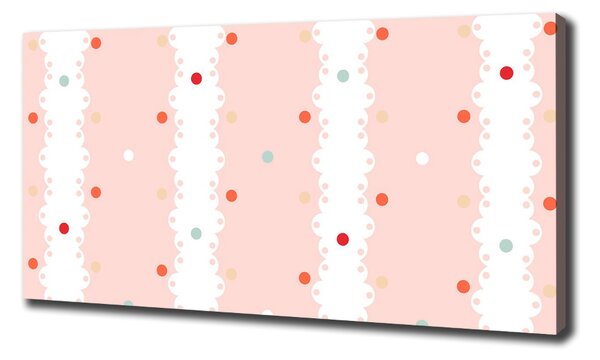 Tablou canvas puncte colorate fundal
