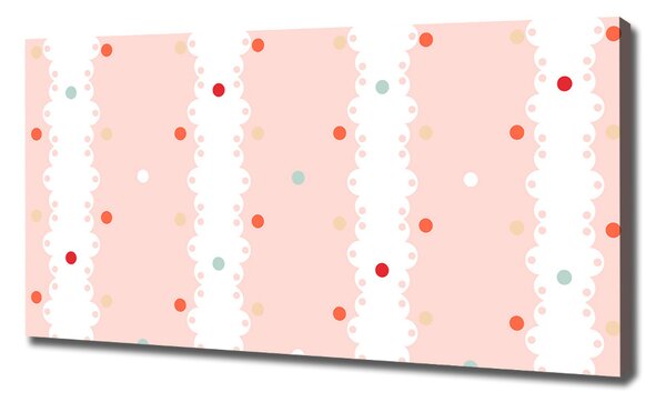 Tablou canvas puncte colorate fundal