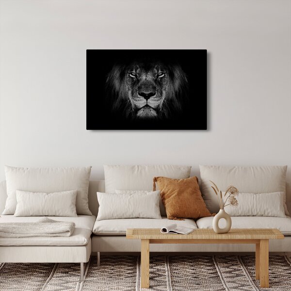 Tablou - Leu majestic (90x60 cm)