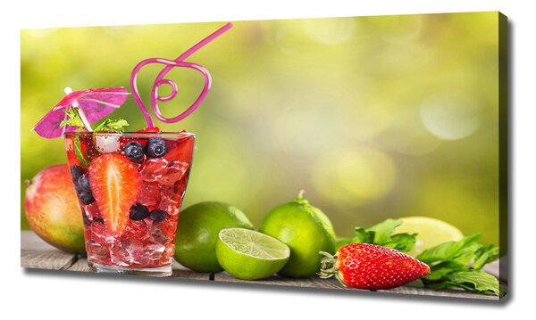 Tablou canvas cocktail de fructe