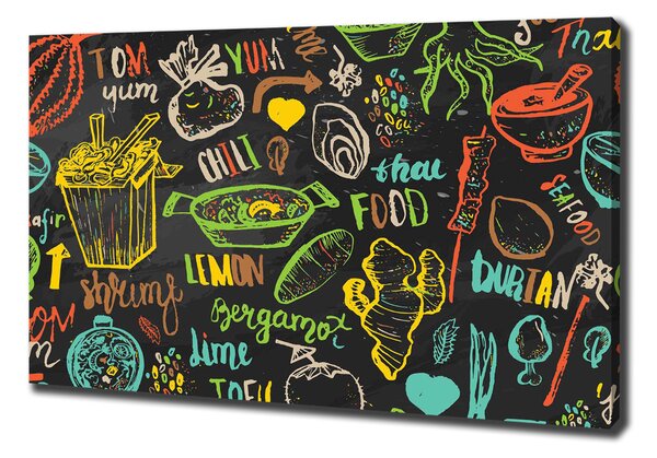 Print pe canvas mâncare tailandeză