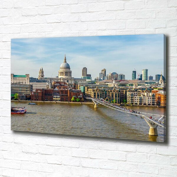Print pe canvas Thames Londra