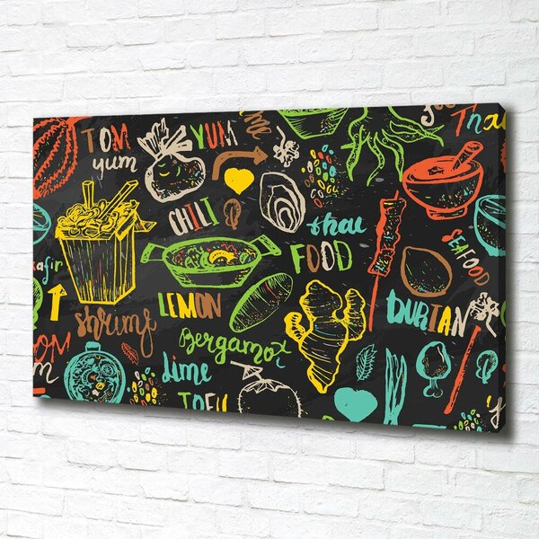 Print pe canvas mâncare tailandeză