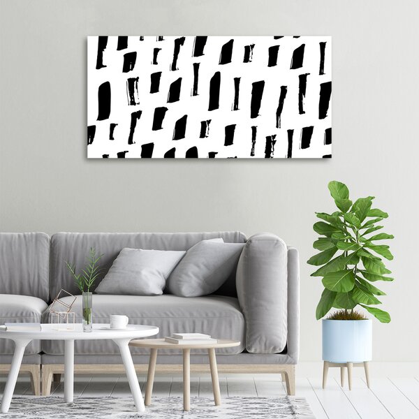 Print pe canvas pata alb-negru