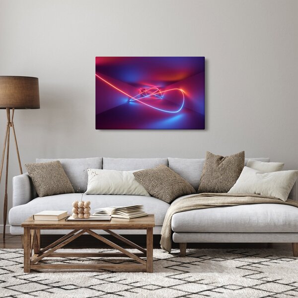 Tablou cu abstracție modernă (90x60 cm)