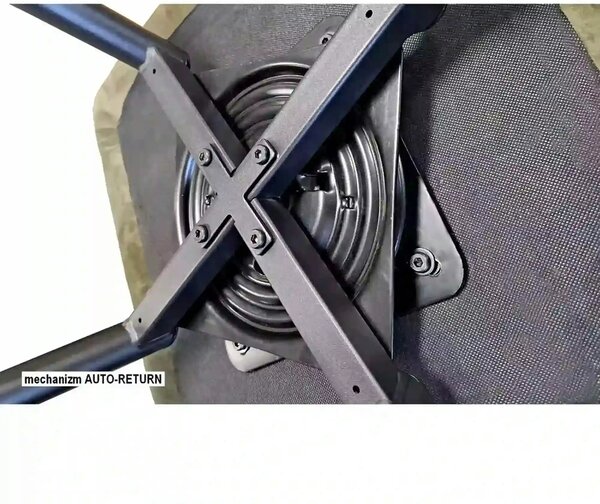 Scaun SERVIO, bej - Brego 34, stofa clasica/metal, 55x45x88 cm
