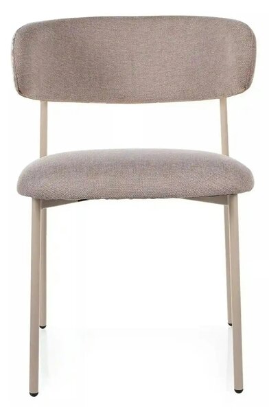 Scaun ELTON, bej - Brego 34, stofa clasica/metal, 56x46x80 cm