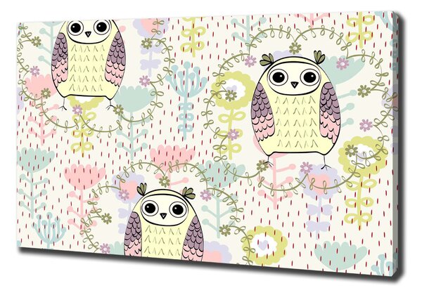 Tablou pe pânză canvas Owls