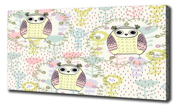 Tablou pe pânză canvas Owls